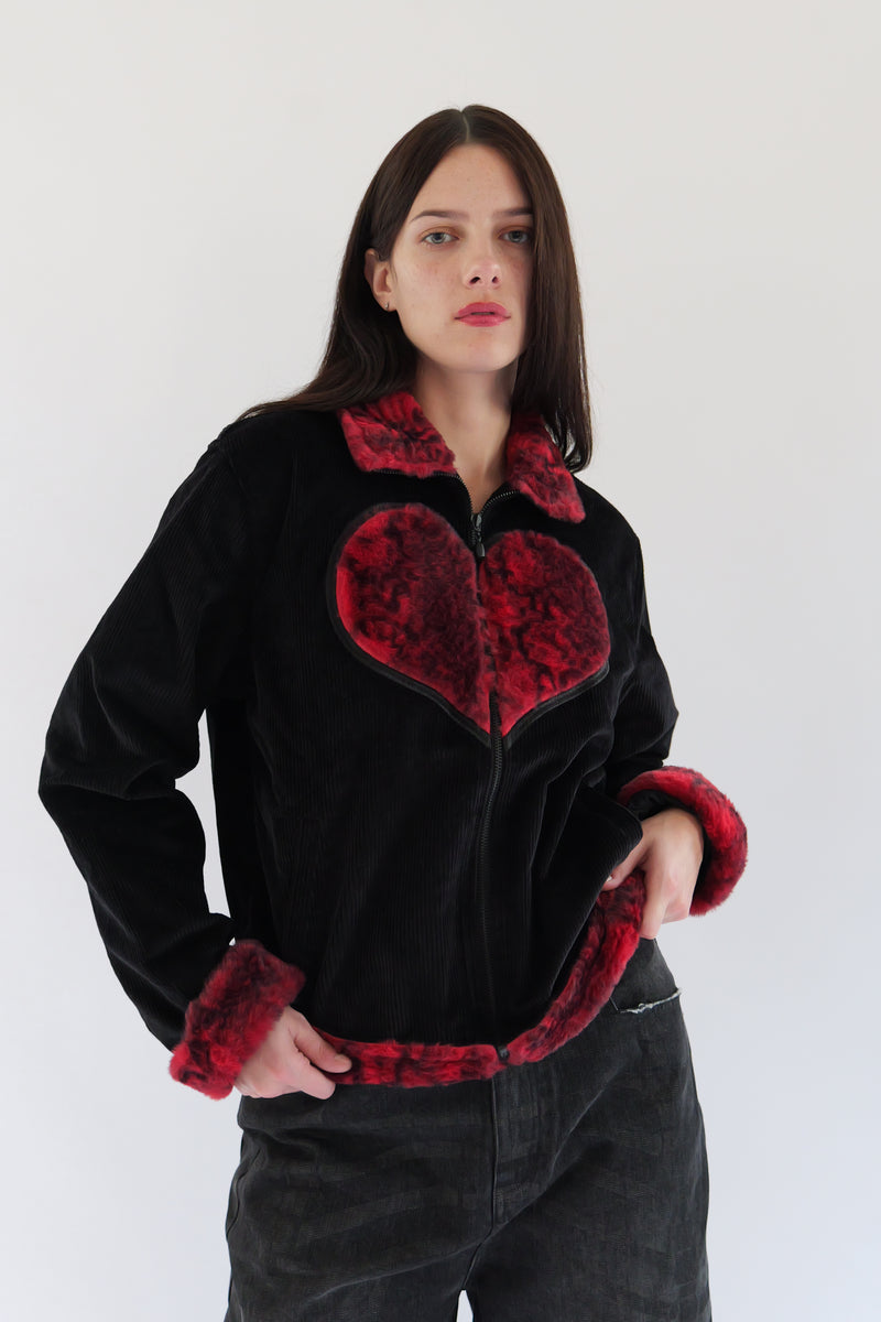 Black) Heart Jacket – VeesClothing
