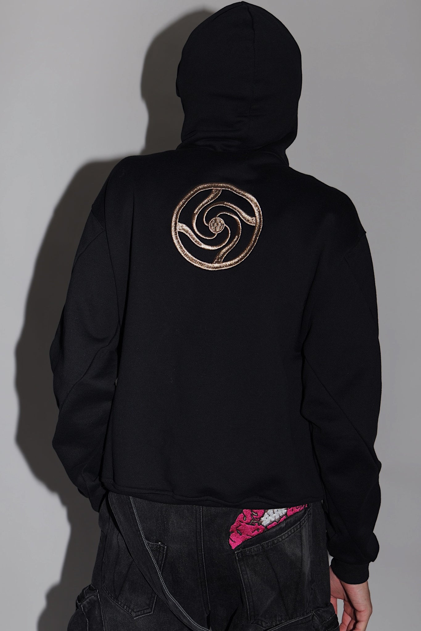 (Black) Spiral zip up