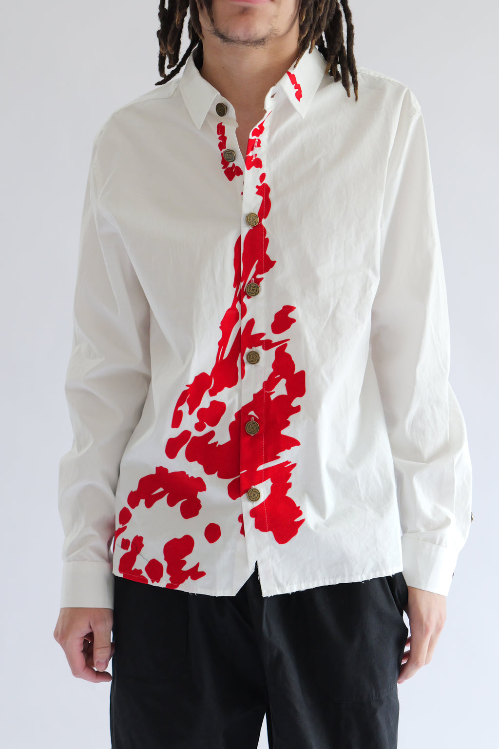 Bloody dress shirt