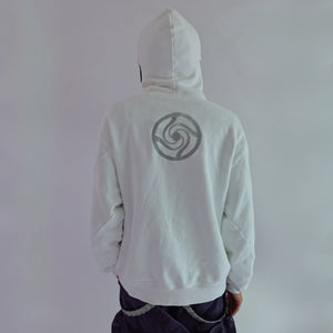 Spiral zip white