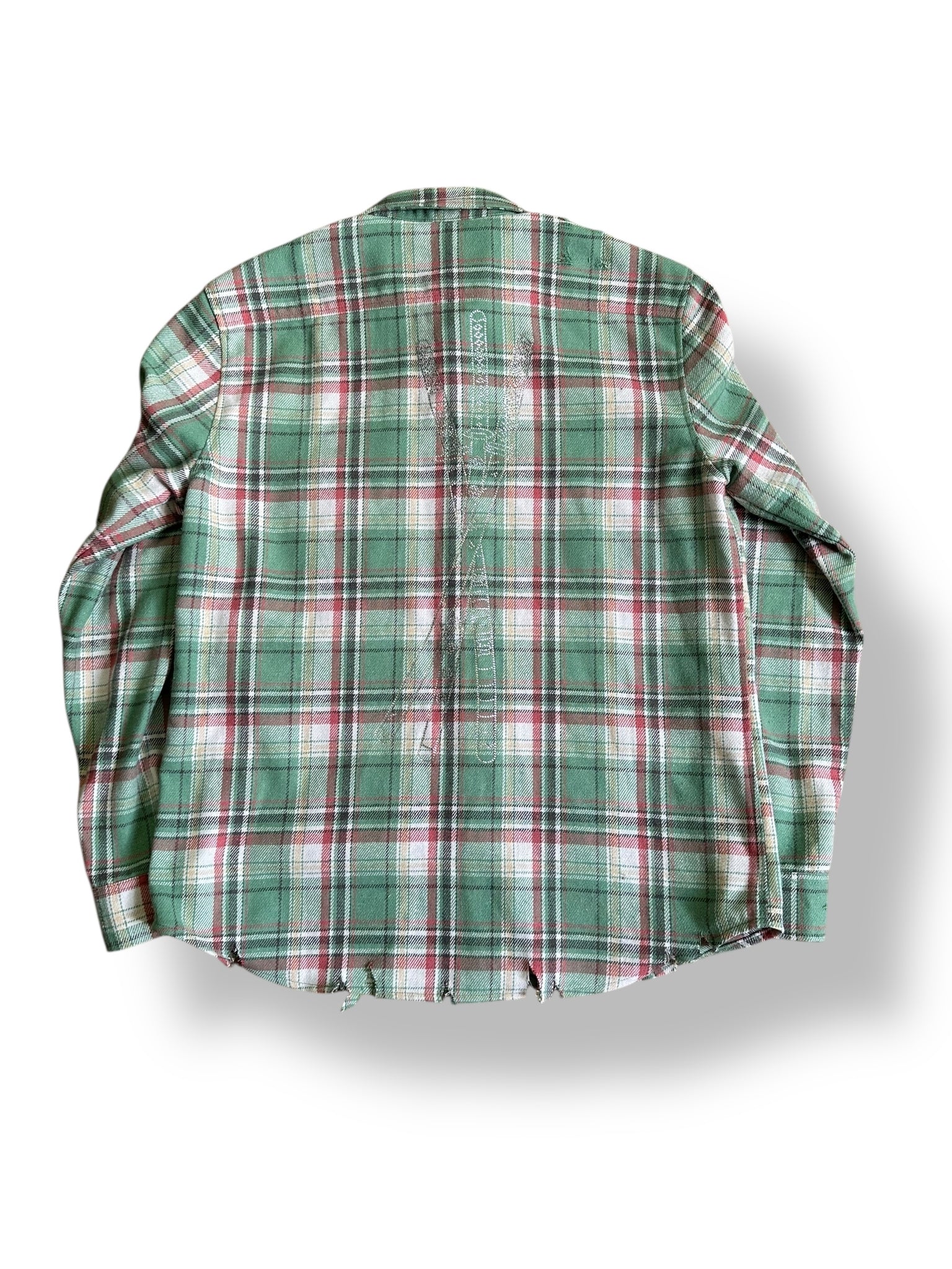 Green Three sword flannel