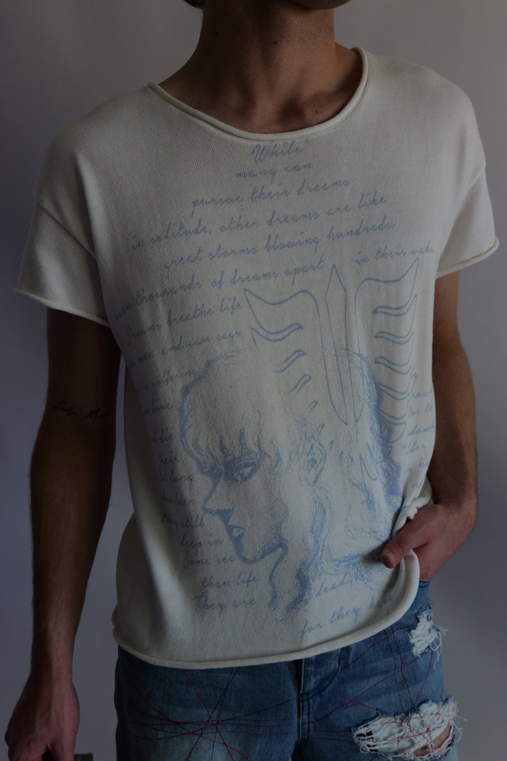 Poem Knit Tee