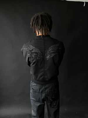 Wing bomber jacket