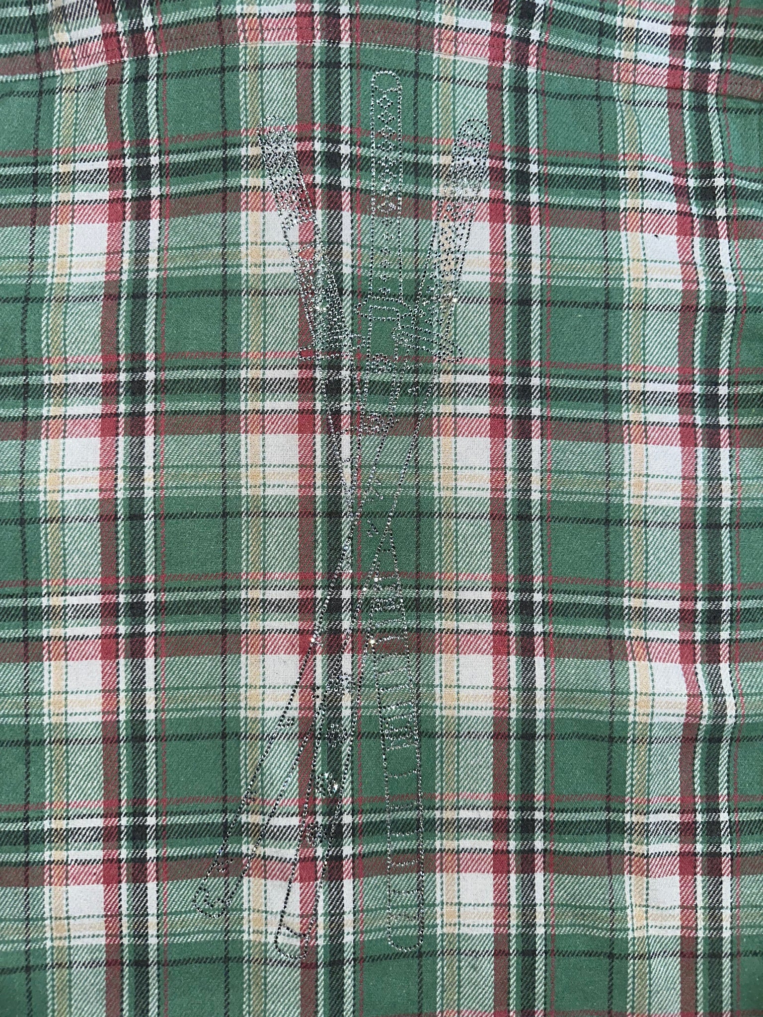Green Three sword flannel