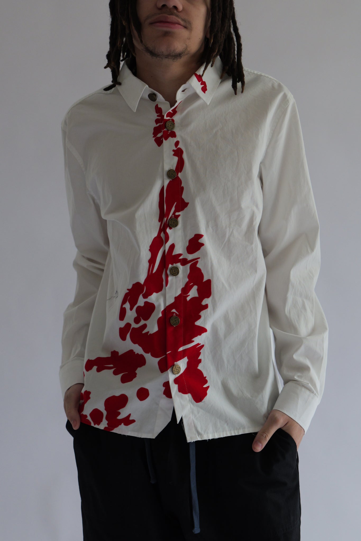 Bloody dress shirt