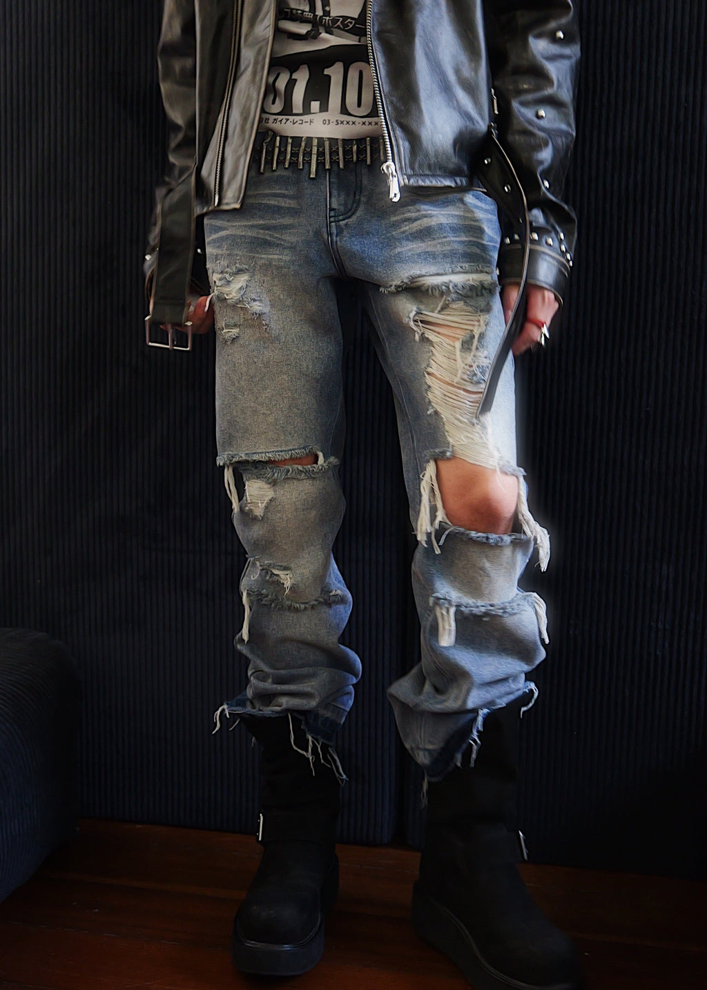 Blue Ripped Jeans