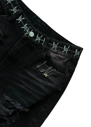 Black Ripped Jeans