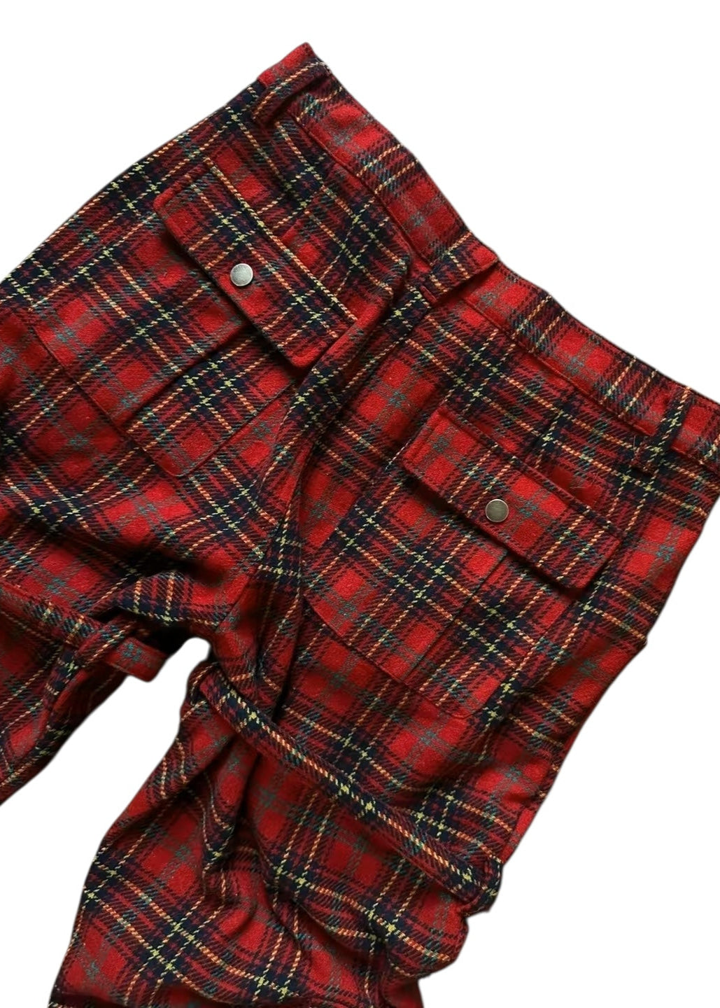 Plaid bondage cargos