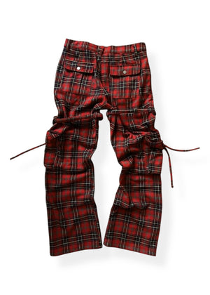 Plaid bondage cargos